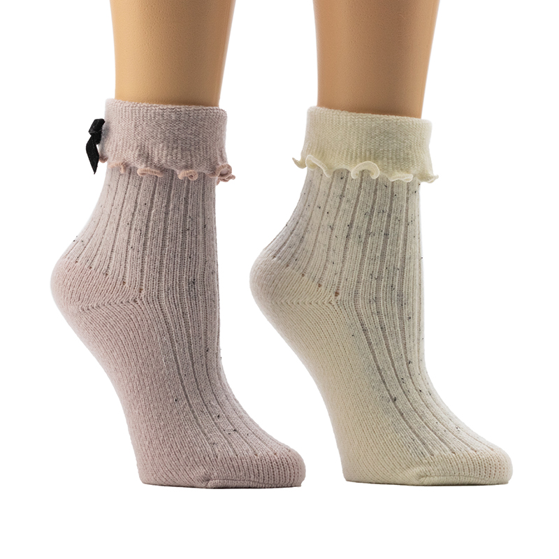 جوراب خانگی دنده 3x1 Ladies'Fleck